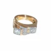 Bague Tank Asymétrique Diamants 1,20 Cts