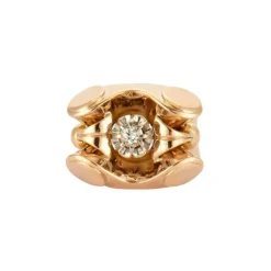 Bague Tank Diamant