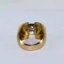 Bague tank diamant ancien