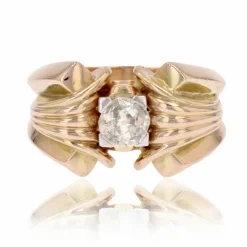 Bague tank diamant rétro