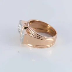 Bague Tank Double Diamants