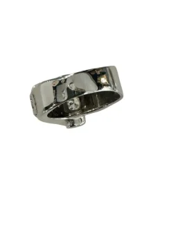 Bague Tank en or blanc et diamants