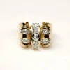 Bague Tank Or et Diamants