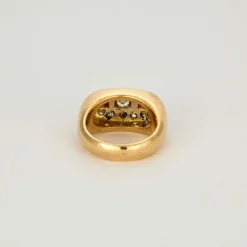 Bague Tank or jaune 1900