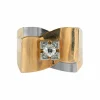 BAGUE TANK OR JAUNE ET DIAMANT