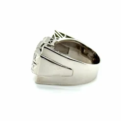 Bague Tank Platine et Diamants