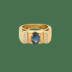 Bague Tank saphir