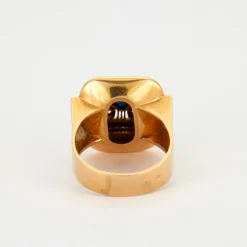 Bague Tank Saphir Diamants