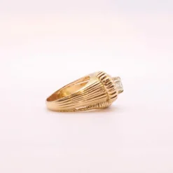 Bague Tank Tourbillon Diamant or jaune