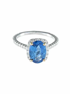 Bague Tanzanite Diamants