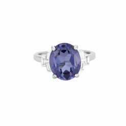 Bague Tanzanite Diamants