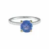 Bague Tanzanite Diamants