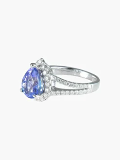 Bague Tanzanite Diamants