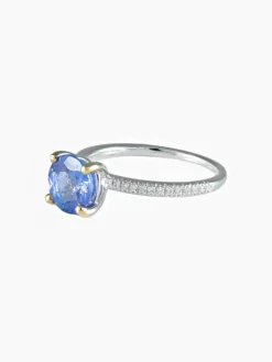 Bague Tanzanite Diamants