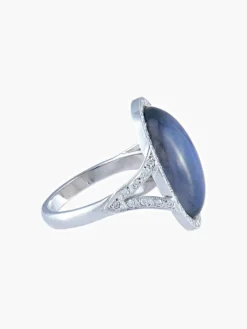 Bague Tanzanite Diamants