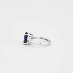 Bague Tanzanite Diamants