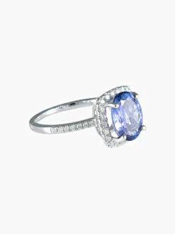Bague Tanzanite Diamants