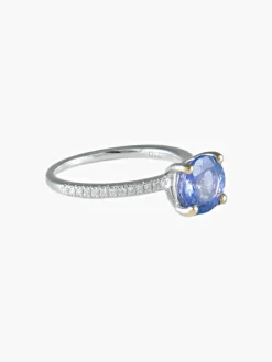 Bague Tanzanite Diamants