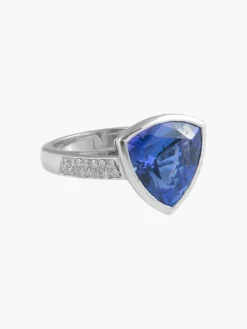 Bague Tanzanite Diamants