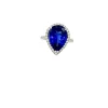 Bague Tanzanite forme poire