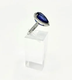 Bague Tanzanite forme poire