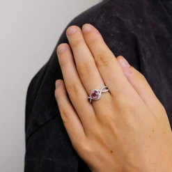Bague Tentation Saphir Rose