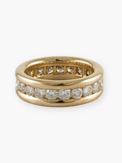 Bague Éternité Or Jaune & Diamants