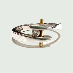 BAGUE TIGE DIAMANT