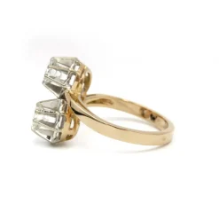Bague Toi & Moi - Or Bi-colore & Diamants