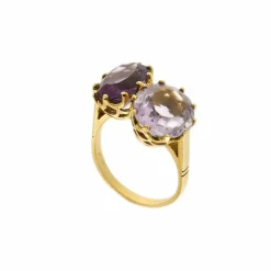 Bague Toi & Moi améthystes