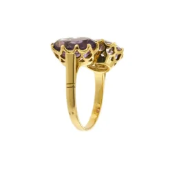 Bague Toi & Moi améthystes