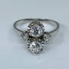 Bague Toi & Moi diamants vers 1930