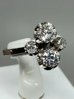 Bague Toi & Moi diamants vers 1930