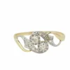 Bague Toi & Moi en or bicolore et diamants