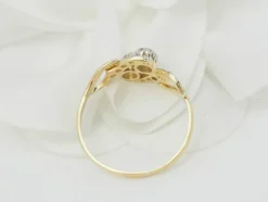 Bague Toi & Moi en or bicolore et diamants