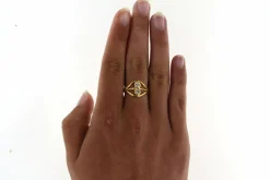 Bague Toi & Moi en Or jaune et diamants