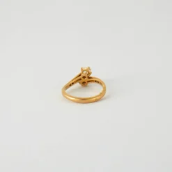 Bague TOI & MOI émeraude et diamants or jaune
