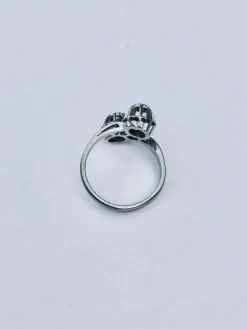 Bague toi & moi or blanc et diamants