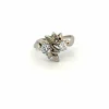 Bague Toi & Moi Or Blanc 14k Diamants