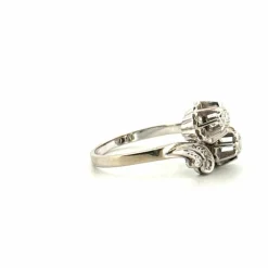 Bague Toi & Moi Or Blanc 18k & Diamants