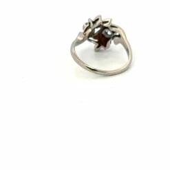 Bague Toi & Moi Or Blanc 14k Diamants