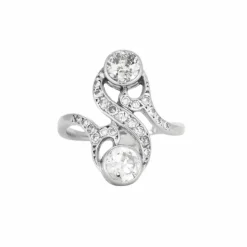 Bague toi & moi Or et Diamants