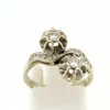Bague Toi & Moi, Or gris, diamants