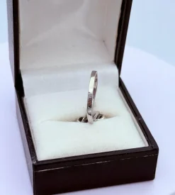 Bague Toi & Moi or gris diamants