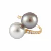Bague Toi & Moi Perles