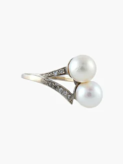 Bague Toi & Moi Perles