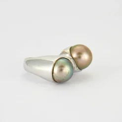 Bague Toi & Moi Perles