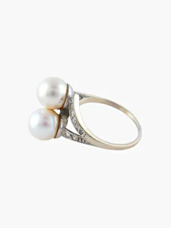 Bague Toi & Moi Perles
