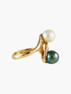 Bague Toi & Moi Perles