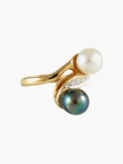 Bague Toi & Moi Perles